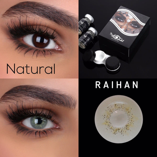 Nada Fedal lenses -Nada Raihan lens - Green with our border