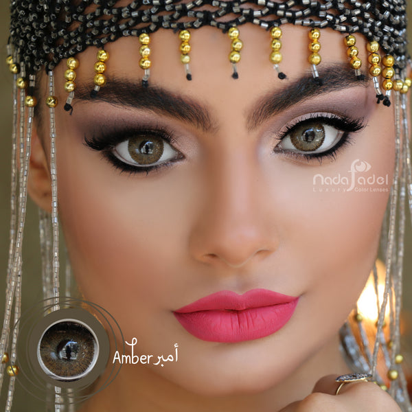 Nada Fadel Amber - Contact lenses 
